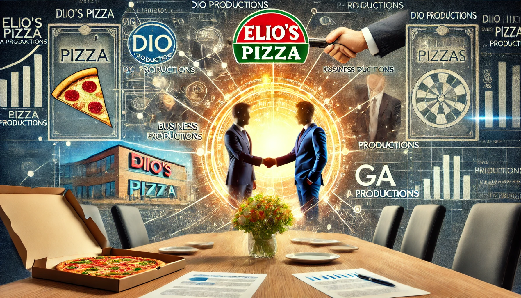 When Did Dio Productions Sell Elio’s Pizza to GA Productions