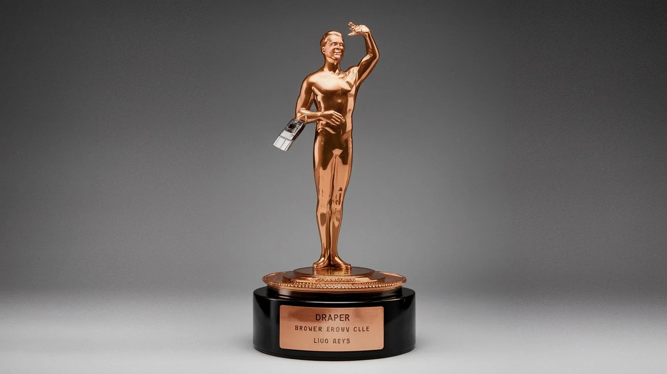 Don Draper Bronze Clio Award for Sale